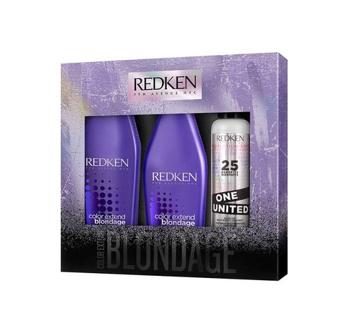 Redken Color Extend Blondage Shampoo Conditioner One United Trio Womens Redken KIT